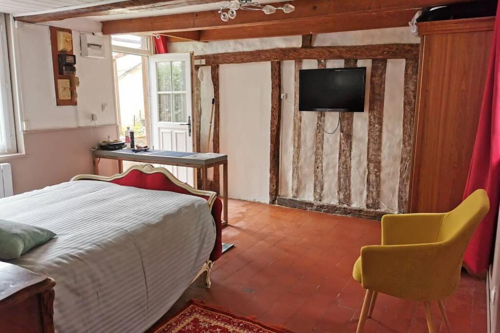 Le 3 De Coeur Avec Terrasse Apartment Honfleur Exterior photo