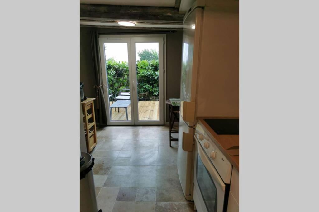 Le 3 De Coeur Avec Terrasse Apartment Honfleur Exterior photo